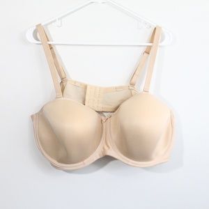 Women Plus Size Strapless Bra 48DD Elomi Smoothing Underwire straps